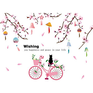 Decal giấy dán tường Wishing SK9357