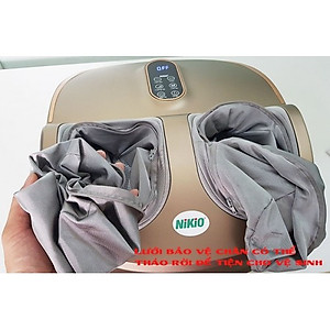 Máy Massage Chân Nén Ép Trị Liệu Suy Giãn Tĩnh Mạch Nikio NK-187 - Máy Mát Xa Dây Ấn Lòng Bàn Chân, Mu Bàn Chân, Ngón Chân, Bắp Chân - Công Nghệ Tiên Tiến: Con Lăn, Túi Khí Và Nhiệt Sưởi - Nhiều Chế Độ Matxa, Có Remote Điều Khiển