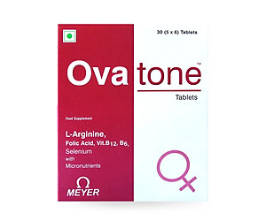 Thực phẩm bảo vệ sức khỏe - OVATONE TABLETS hỗ trợ chức năng của buồng trứng và  chức năng sinh sản  ở phụ nữ. Hộp 30 viên.