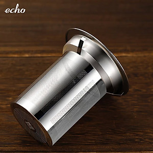 Ấm pha trà thủy tinh chịu nhiệt kèm lõi lọc Inox Echo Japan 650ml