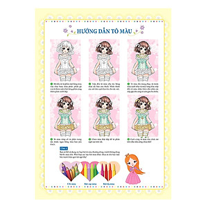 Sách Tô Màu Công Chúa Nhỏ - Tô Màu Công Chúa - Công Chúa Thời Trang