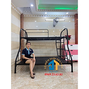 Giường sắt 2 tầng trên 1m2 dưới 1m6 Đại Thành