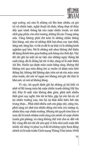 Kết Thức Cuộc Chiến 30 Năm - Thượng tướng Trần Văn Trà