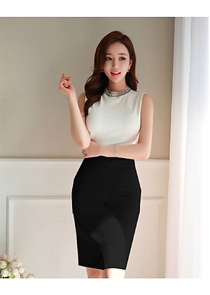 Chân Váy Bút Chì Ngắn Lưng Cao Ôm Dáng Thời Trang Cho Nữ nữ bó eo Hàn Quốc  Siêu đàn hồi - Tìm Voucher