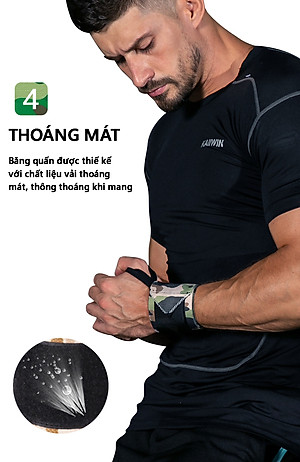 Băng quấn bảo vệ cổ tay tập gym yoga street workout wrist tránh chấn thương cổ tay , tăng khả năng vận động CLEACCO - Hàng chính hãng  BORO SPORT