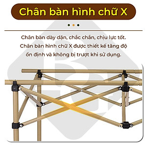 Bàn cắm trại gấp TSD Size:53,95,120cm ,đa năng,dễ mang theo, dã ngoại,có thể gập lại