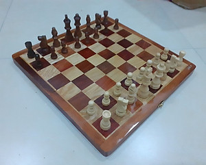 Quân cờ vua gỗ đẹp Gỗ tần bì Kích thước 7,8cm