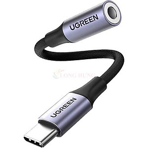 Cổng chuyển đổi Ugreen USB-C to 3.5mm Audio Cable AV161 - Hàng chính hãng