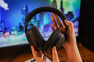 Tai nghe gaming on ear, tai nghe máy tính không dây Bluetooth chụp tai E-dra EH495W - Hàng chính hãng