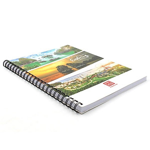 Sổ Lò Xo Notebook, Cool A4 (200 Trang) - 4145 - Mẫu 3 - Vietnam Exploring - Ha Long - Quang Ninh