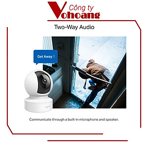 Camera Wifi TP-Link Tapo C212 Độ Phân Giải 2K QHD Quay/Quét 360 Độ Hỗ Trợ Cổng LAN - Hàng Chính Hãng