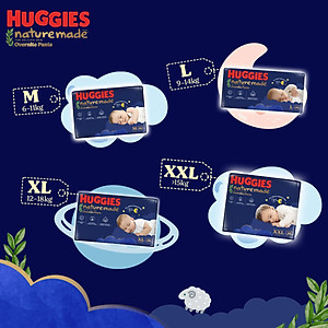 Tã quần Huggies Naturemade ban đêm XL 38 miếng