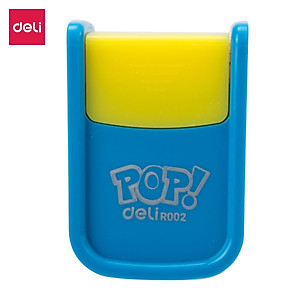 Gọt chì mini Deli - 1 lỗ/2 lỗ - Xanh lá/Hồng/Xanh dương - màu ngẫu nhiên - ER00200/ER00202/ER00300