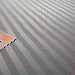 Bộ Ga Gối Cotton Kẻ 3F Lidaco Chuyên Dụng Cho Homestay, Khách Sạn - Xám