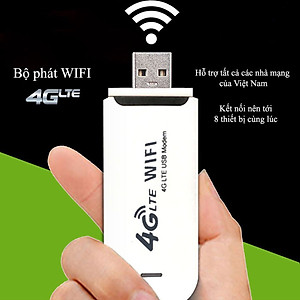 Cục phát wifi từ sim 3G, 4G USB Modem ,USB phát Wifi 4G LTE từ Sim 4G, Dcom phát wifi tốc độ cao, phủ sóng rộng- Hàng Nhập Khẩu