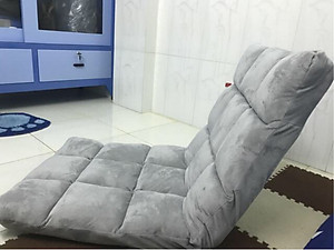 Ghế Tatami Ngồi Bệt, Tựa Lưng 5 Cấp Độ - Xám