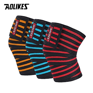 Băng quấn đầu gối tập gym AOLIKES YE-7167 Knee compression straps - Hàng Chính Hãng