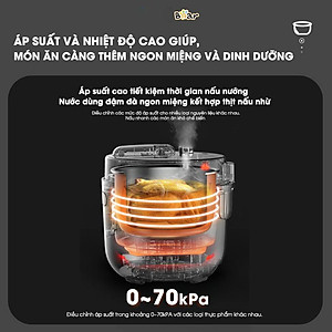 Nồi áp suất Bear SB-AS25L 2.5L (600W) - Hàng chính hãng