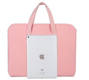 Túi xách chống sốc cho máy tính, macbook, laptop chống nước, siêu nhiều ngăn màu tím - HỒNG - 14 INCH