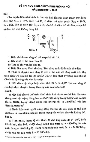 Sách Lời Giải Đề Thi Học Sinh Giỏi Vật Lí Lớp 12