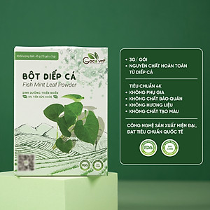 Bột diếp cá nguyên chất Goce - 45g (15 gói x 3g) ST