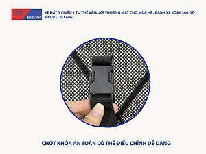 Xe đẩy lưới siêu nhẹ - thoáng khí