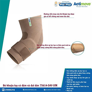 Bó khuỷu tay có đệm và đai dán 75614-DAY-STR Actimove Elbow Support