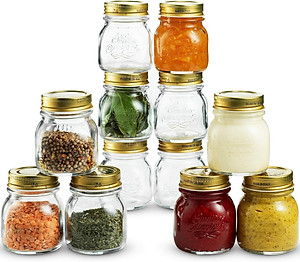 Hũ thủy tinh nắp vặn Bormioli Rocco Quattro 150ml – Đựng sữa chua, chưng yến sào – Hàng cao cấp Ý