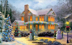 Bộ tranh xếp hình jigsaw puzzle cao cấp 330 mảnh – Giáng Sinh Ấm Áp