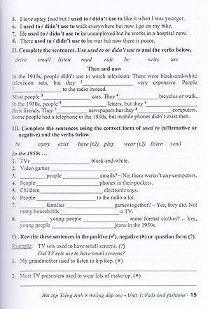 Bài tập tiếng anh 8 - Chân trời sáng tạo - Tặng kèm đáp án bản mềm
