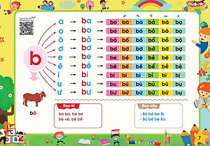 Tập Đánh Vần Tiếng Việt - Theo sơ đồ tư duy (Phiên bản Đặc biệt 4.0 Quét mã QR nghe Đọc và Kể chuyện))