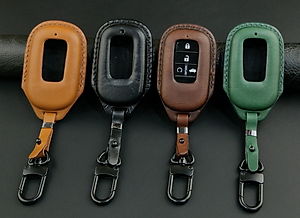 Bao da ép phom handmade chìa khóa xe ô tô Honda CRV HRV CIVIC 2,3,4,5,6 nút bấm da bò thât giá tận xưởng (có bán sỉ ) - hàng chính hãng