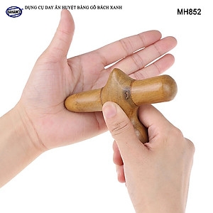 COMBO bộ 13 Dụng Cụ day ấn Huyệt Mát xa toàn thân kiểu Thái bằng gỗ Bách Xanh (MH848) Chăm sóc sức khỏe