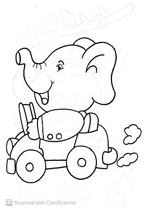 Sách Bé tập tô màu