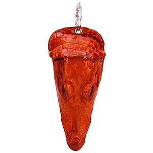 Móc khóa Huy Hoàng đầu cá sấu màu vàng-HT8218