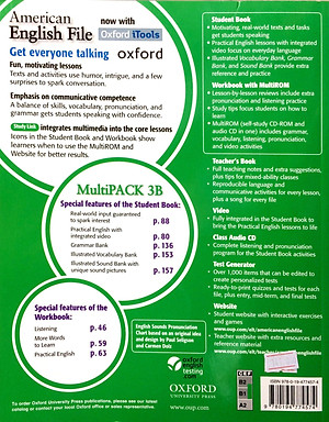 Sách American English File Level 3 Student and Workbook Multipack B