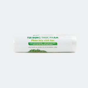 Set 3 cuộn túi đựng thực phẩm tự phân hủy sinh học