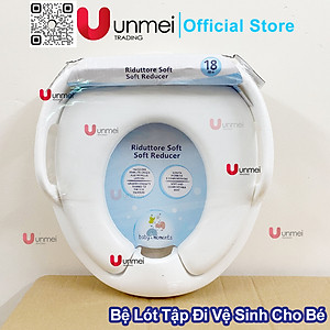 Bệ Thu Nhỏ Bồn Cầu, Bệ Tập Ngồi Toilet Cho Bé Đi Vệ Sinh Có Đệm Lót Chống Lạnh Mông Cho Trẻ Từ 2-6 Tuổi Tập Đi Vệ Sinh Tự Lập Có Tay Cầm Chống Lật