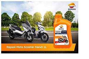 Nhớt xe tay ga Repsol Moto Scooter 5w40 1L
