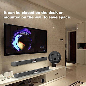 Loa soundbar tivi 3D âm thanh nổi kết nối không dây SR100 PLUS ( hàng nhập khẩu ) có phíc cắm đa năng đi  kèm