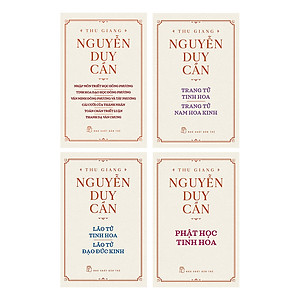 Combo 4 Cuốn: Bộ Sách Tinh Hoa Đạo Học Đông Phương (Bìa Cứng - Mạ Vàng)