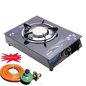 Bếp Gas Hồng Ngoại Đơn Cao Cấp RaiNy – Tặng bộ van dây - Hàng chính Hãng