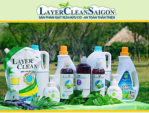 Túi châm nước rủa chén bát Layer Clean 2L hương quýt
