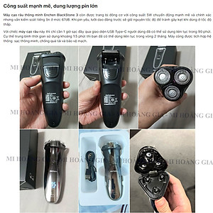 Máy Cạo Râu Xiaomi Enchen BlackStone 3 - Hàng Nhập Khẩu