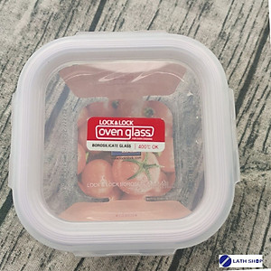 Hộp Bảo Quản Thủy Tinh Hình Vuông Lock&Lock LLG205 120x120x65mm 300Ml