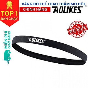 Băng Trán, Băng Đô Chặn Mồ Hôi Thể Thao Nam Nữ Sport Anti-Slip Sweatband AOLIKES YE-2101 - Hàng Chính Hãng