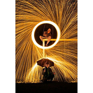 Bùi nhùi thép cuộn 6 Mét +Tặng kèm dây quay