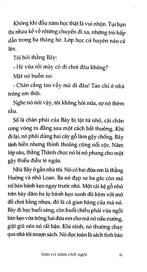 Bàn Có Năm Chỗ Ngồi (Tái Bản 2022)
