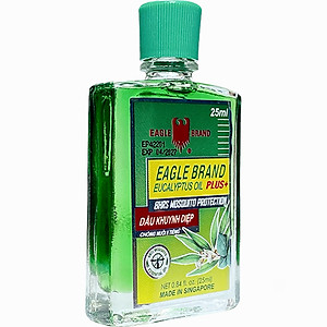 Dầu khuynh diệp con ó Eagle Brand Eucalyptus Oil Plus+ (25ml) - Hàng chính hãng