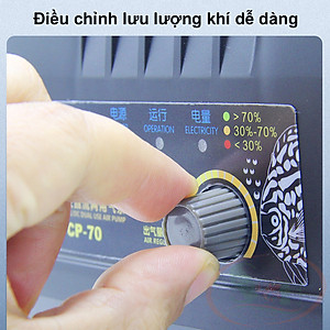 Máy sủi oxy tích điện Hailea CP / CPA 40, 60, 100, 120, 160 Air Pump bình trữ sục bể thủy sinh cá tép cảnh